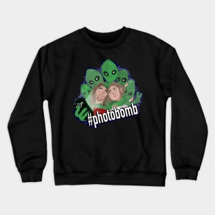 Alien Photobomb Crewneck Sweatshirt